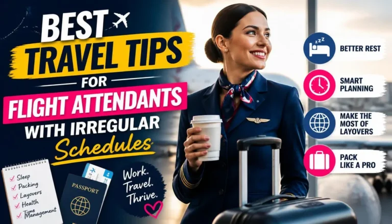 Best Travel Tips for Flight Attendants With Irregular Schedules