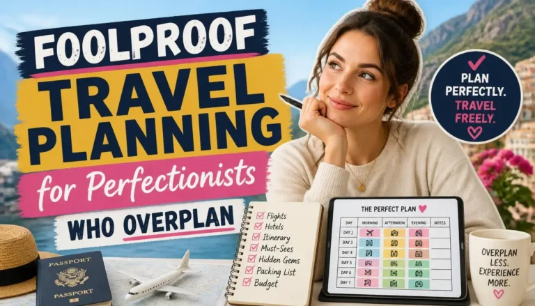 Foolproof Travel Planning for Perfectionists Who Overplan