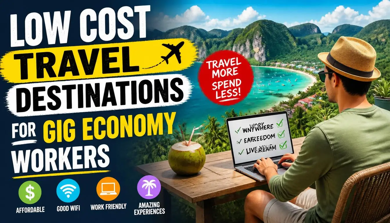 Low Cost Travel Destinations for Gig Economy Workers