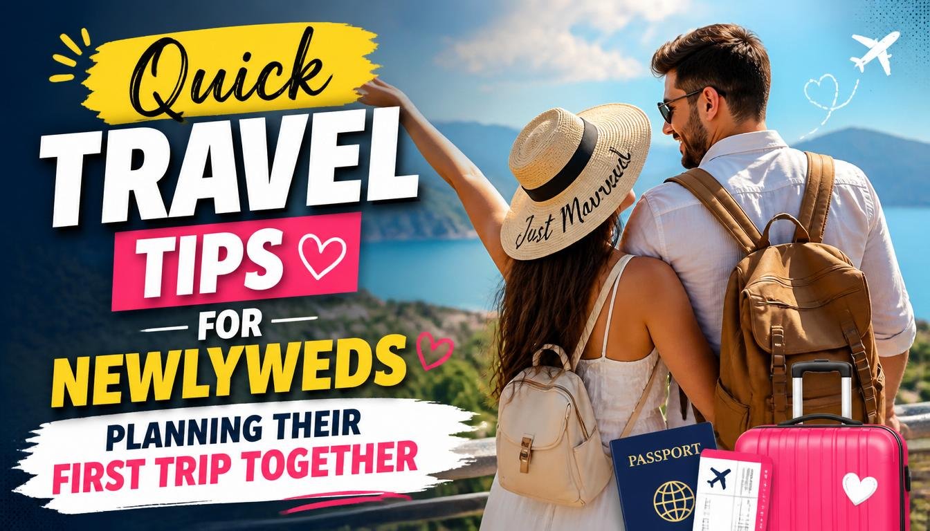 Quick Travel Tips for Newlyweds Planning Their First Trip Together