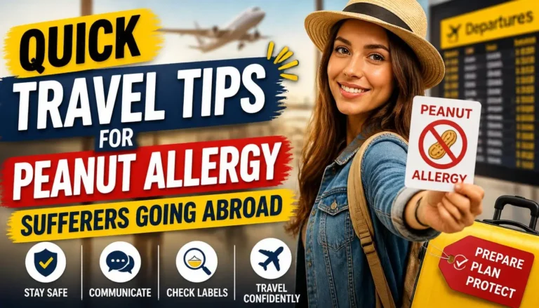 Quick Travel Tips for Peanut Allergy Sufferers Going Abroad